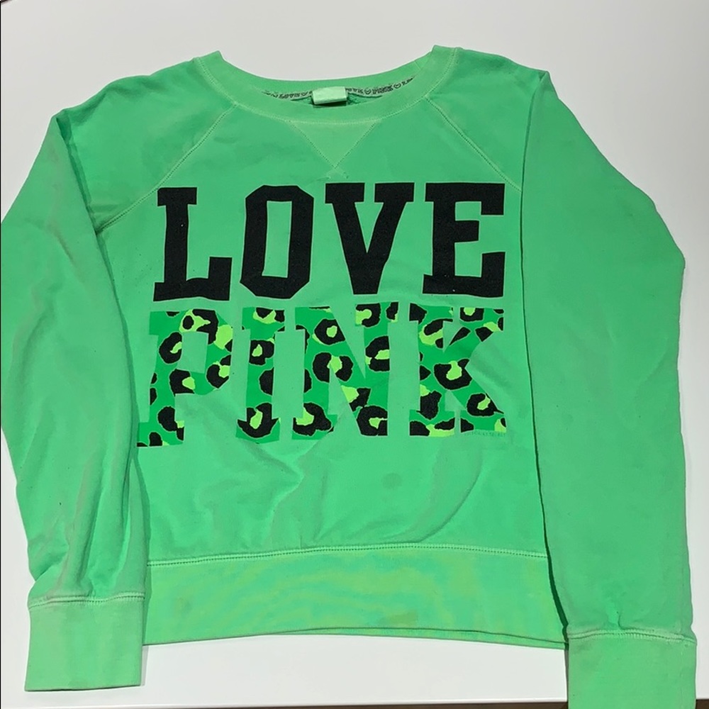 Pink crew neck
